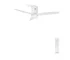 CREATE Ventilador de techo con luz LED