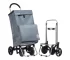 Carrito de compra plegable con bolsa térmica impermeable y 4 ruedas