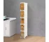 Organizador de baño estrecho de 5 niveles