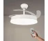 M mimotec White Olga ventilador de techo LED 66W