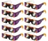 QIWEI QW-SOZ Pack de 10 gafas para eclipse solar