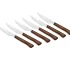 Arcos Juego Chuleteros Mango Madera 110 mm