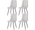 Juego de 4 sillas de comedor GrandCA HOME